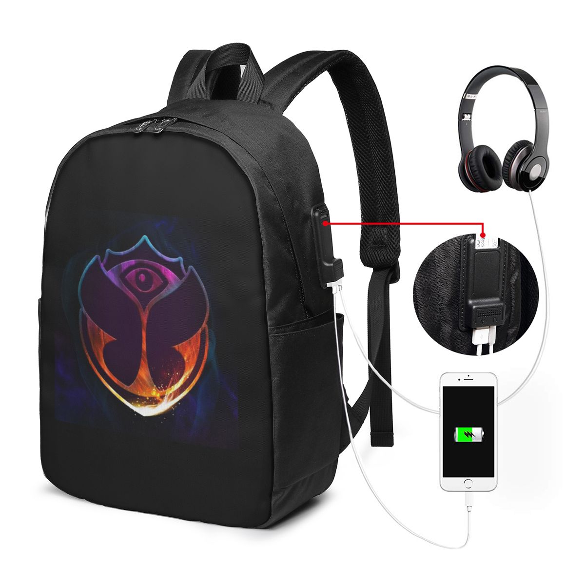 Women'S Bag - Tomorrowland Butterfly Backpack Travel Notebook Bag