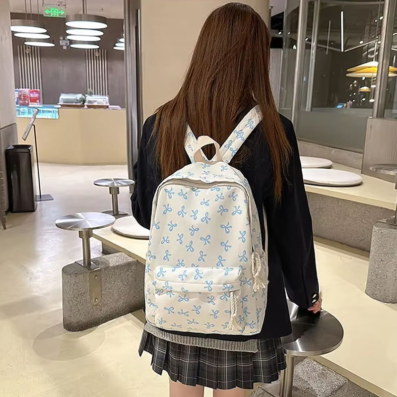 Women Floral Nylon Backpack 6  - đánh giá và giá Women Bags Gift