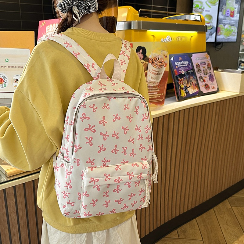 Women Floral Nylon Backpack 6  - đánh giá và giá Women Bags Gift