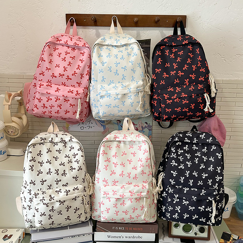 Women Floral Nylon Backpack 6  - đánh giá và giá Women Bags Gift
