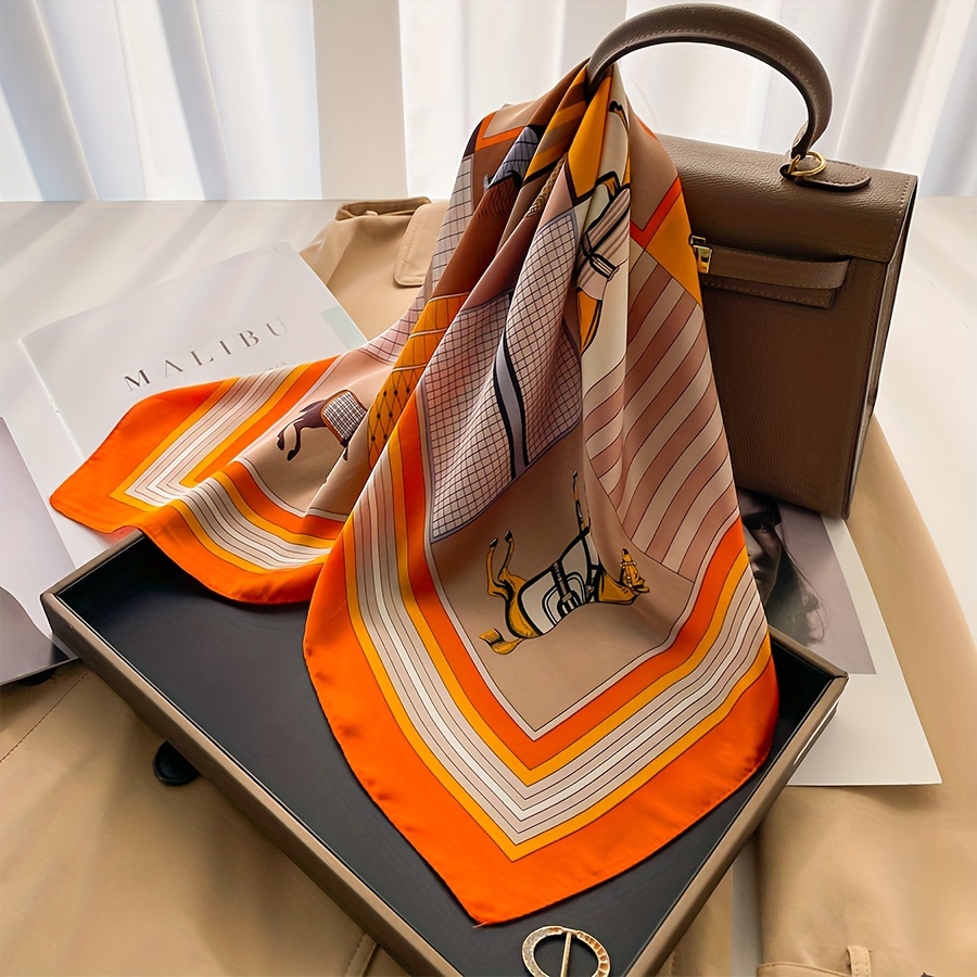 Luxury Horse Pattern Silk Squa - đánh giá và giá Women Bags For Office