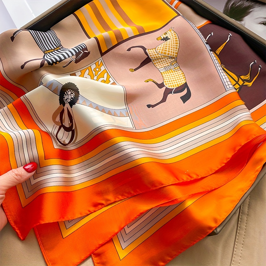 Luxury Horse Pattern Silk Squa - đánh giá và giá Women Bags For Office
