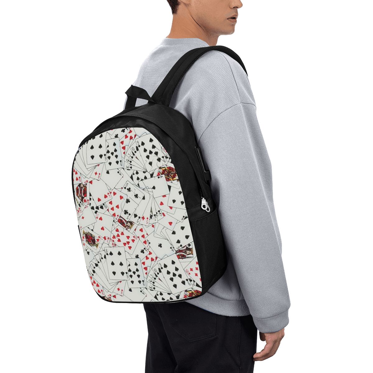 Playing Cards Poker Print Back - đánh giá và giá Women'S Bag