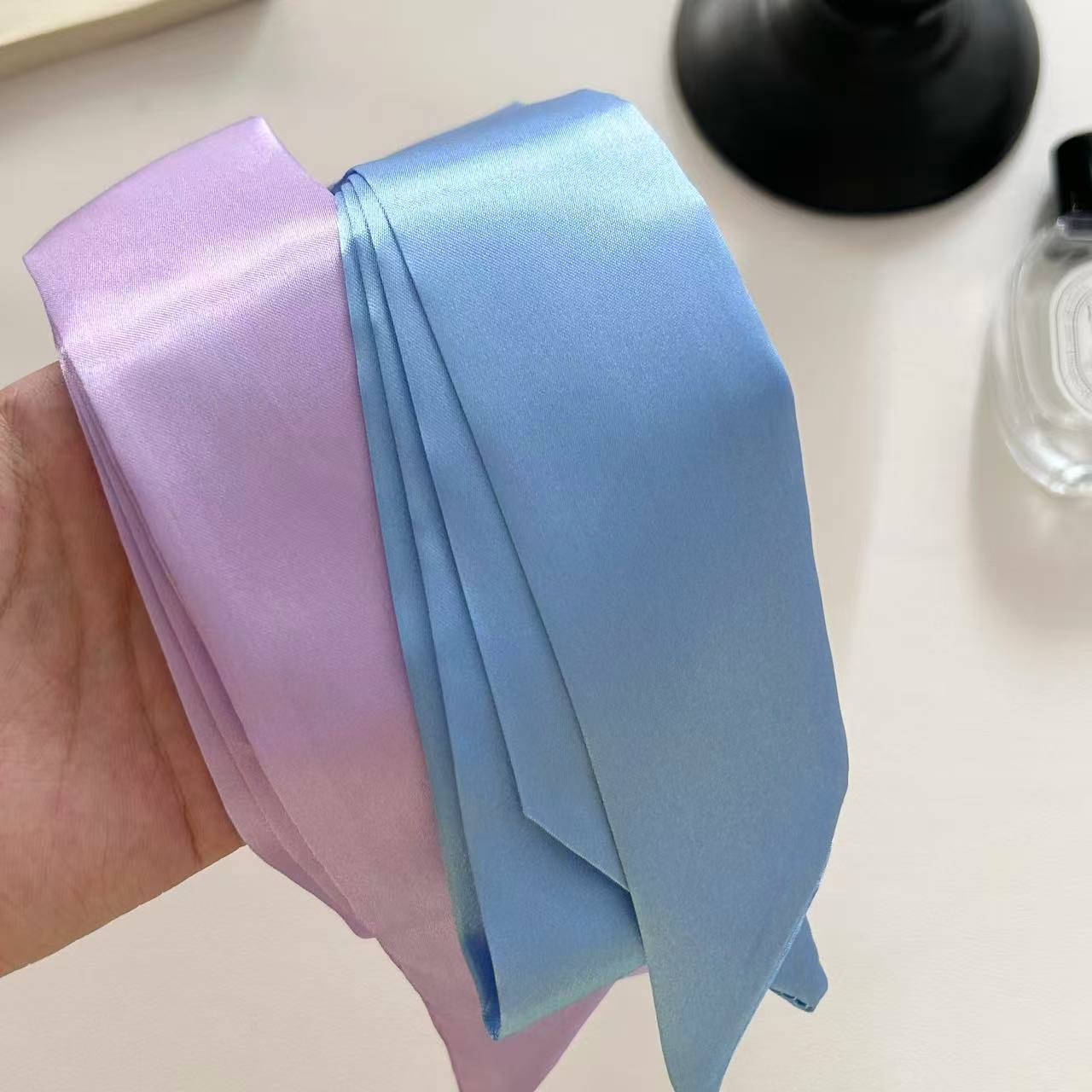Skinny Satin Scarf Solid Premi - đánh giá và giá Women Bags For Office