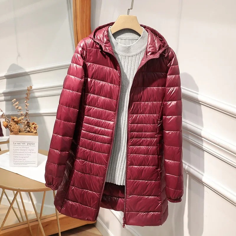 Female Long Down Jacket Light  - đánh giá và giá Women Bags For Office