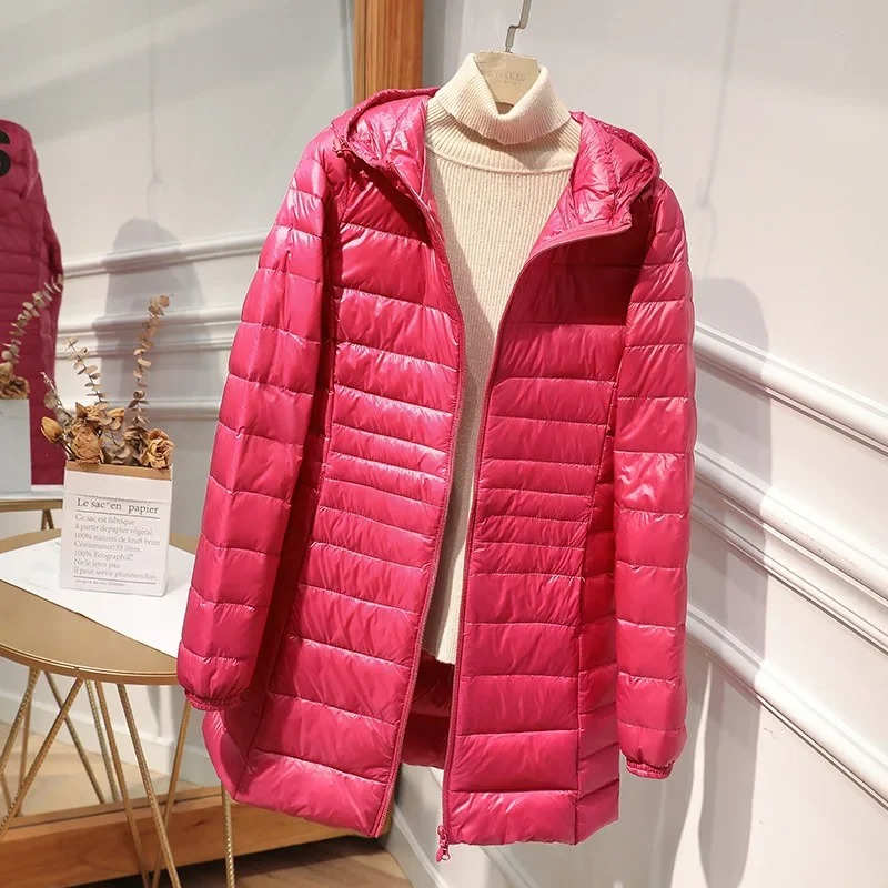 Female Long Down Jacket Light  - đánh giá và giá Women Bags For Office