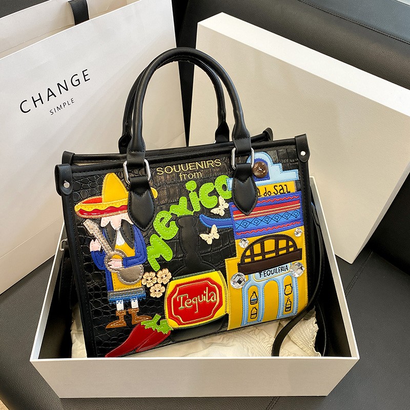 Design Patchwork Zipper 2026 H - đánh giá và giá Women Bags Discount