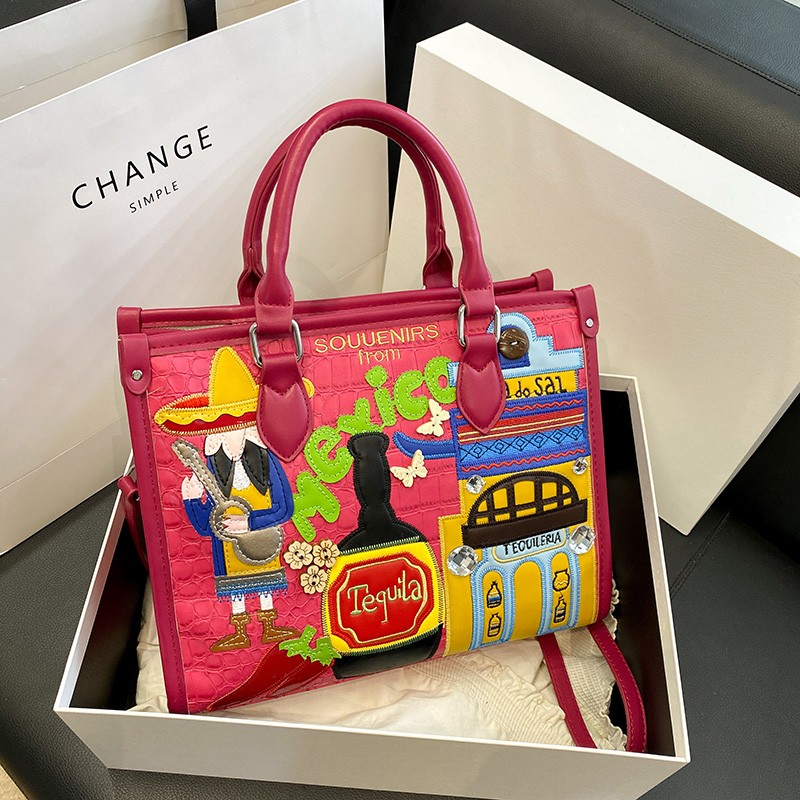 Design Patchwork Zipper 2026 H - đánh giá và giá Women Bags Discount