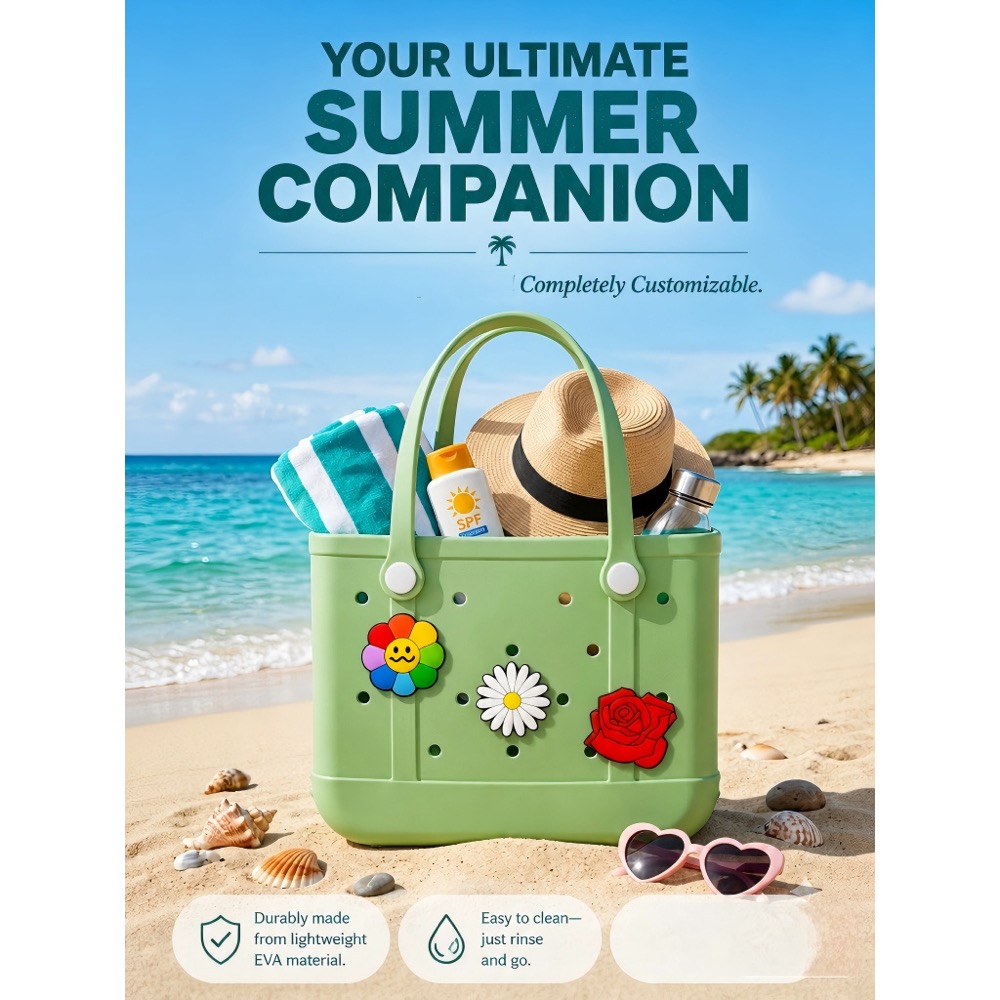 Ladies Oversized Rubber Beach  - đánh giá và giá Women Bags Gift