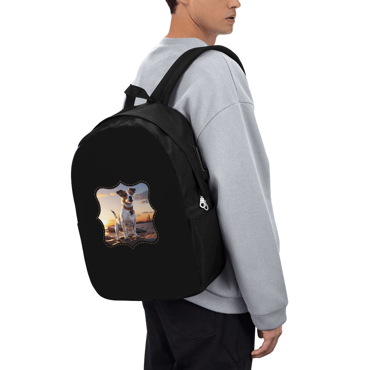Jack Russell Dog At Sunset Bac - đánh giá và giá Women'S Bag
