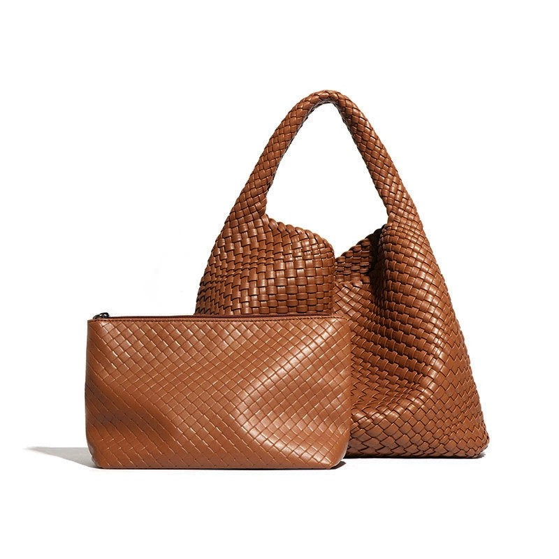 Women Woven Vegan Leather Tote - đánh giá và giá Women'S Vegan Bags