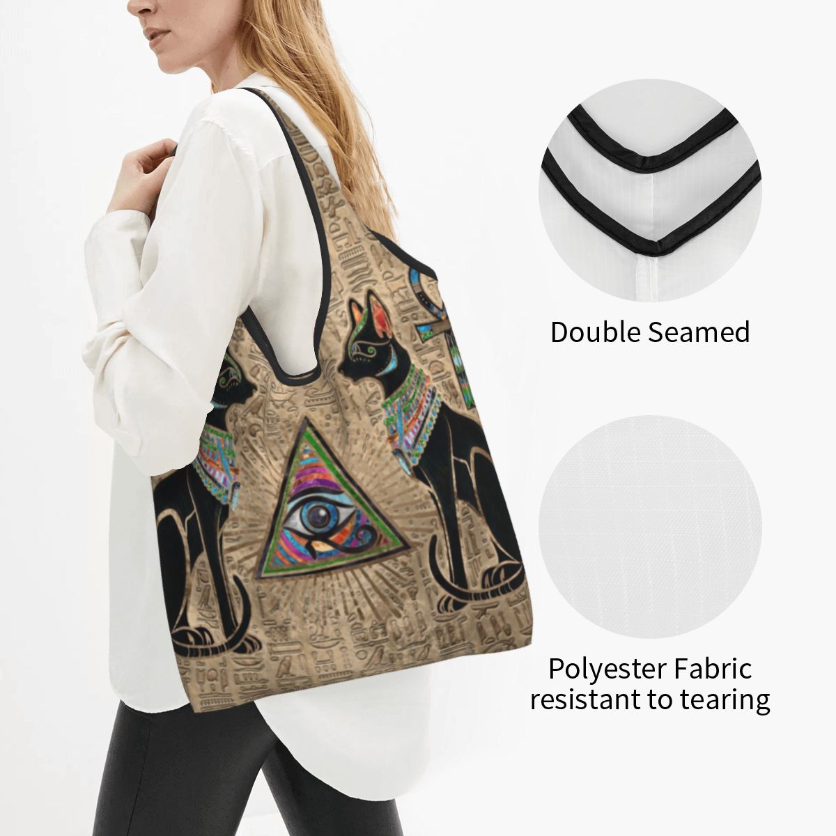 Custom Reusable Egyptian Cats  - đánh giá và giá Women Bags Egypt