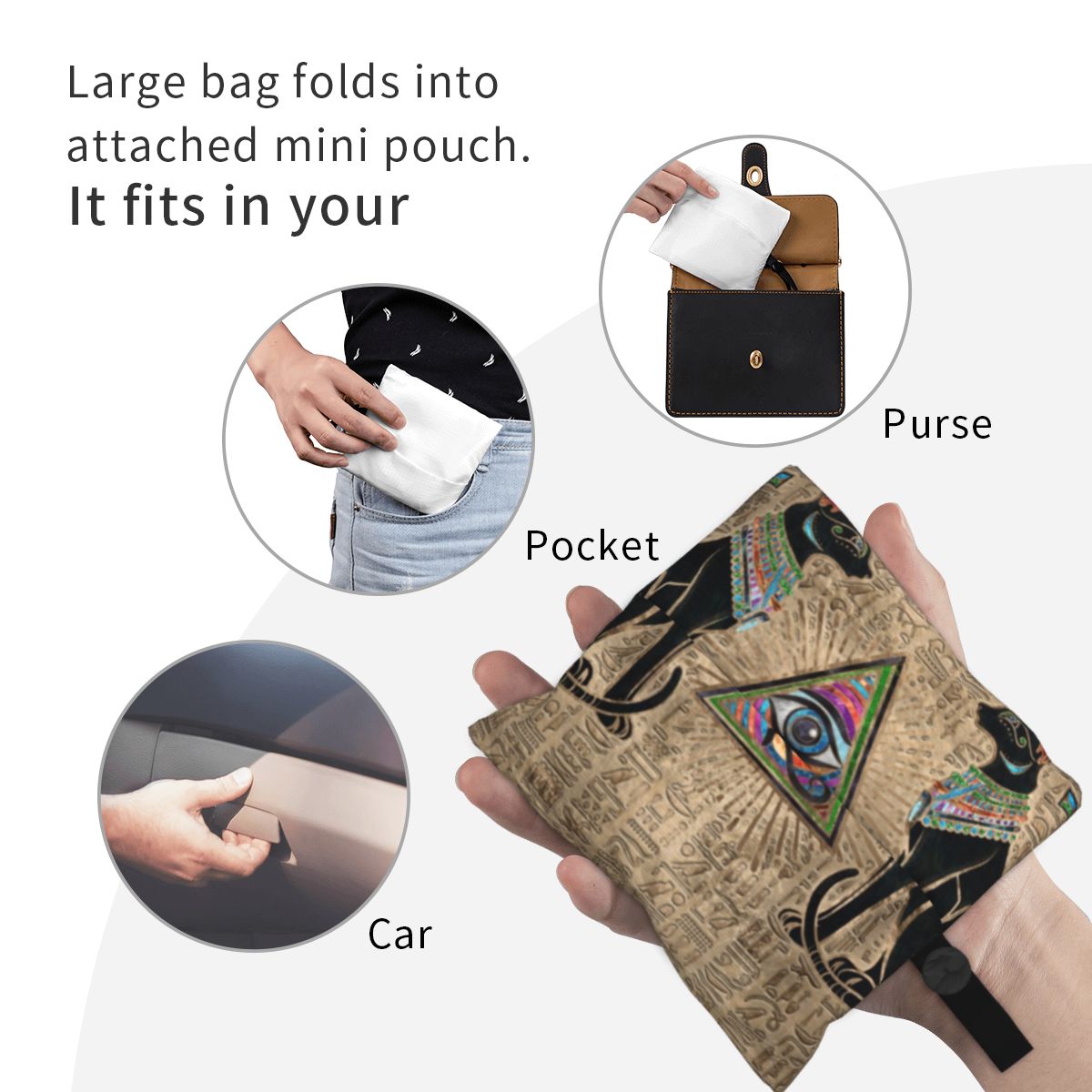Custom Reusable Egyptian Cats  - đánh giá và giá Women Bags Egypt