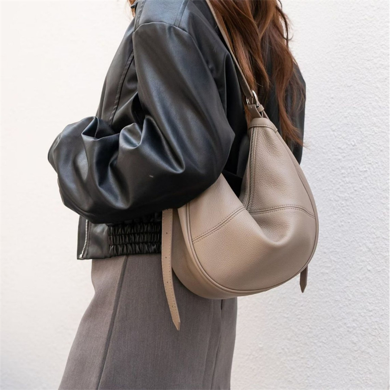 BURMINSA Genuine Leather Hobo  - đánh giá và giá Women Bags For Office