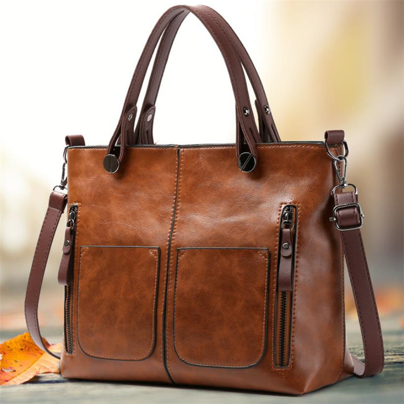 Retro Leather Handbag Shoulder - đánh giá và giá Women'S Vegan Bags